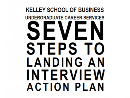 7 Steps to Landing an Interview Action Plan
