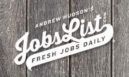 Andrew Hudson’s Jobs List